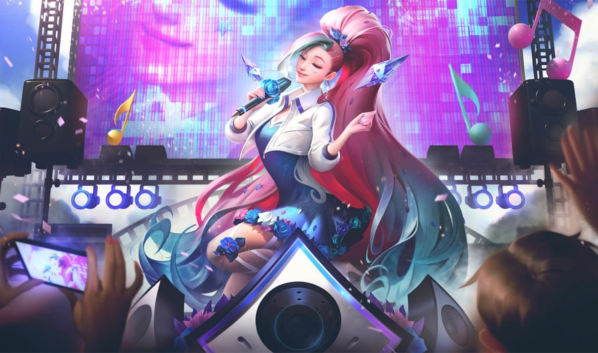 Guia de suporte da Starry-Eyed Songstress Seraphine em League of Legends